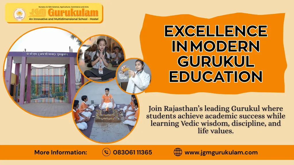 Academic Excellence at the Best Gurukul School in Rajasthan