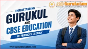 Traditional Gurukul education and modern CBSE schools learning environment for holistic child development and value-based education