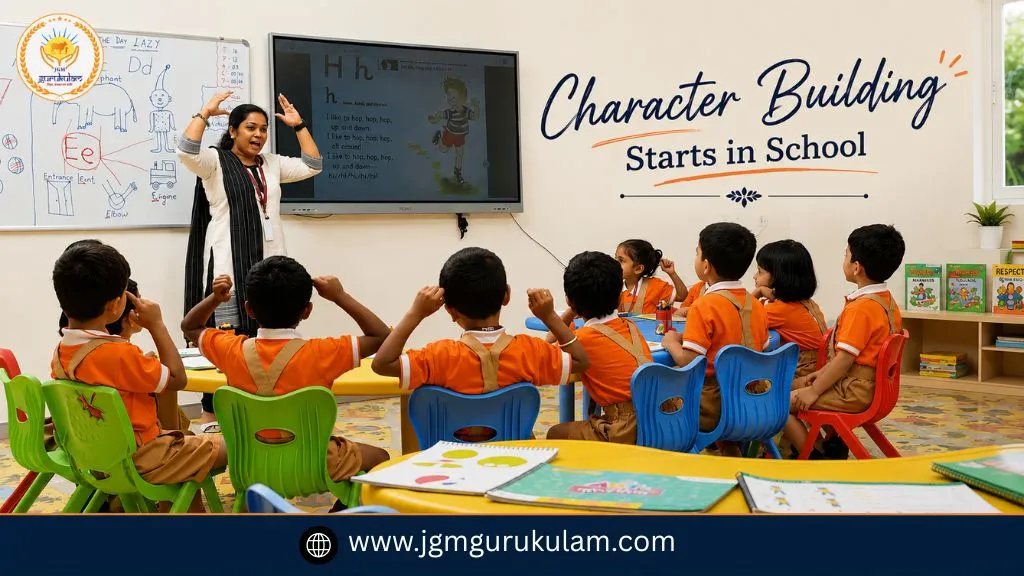 School Education at JGM Gurukulam with character-building activities